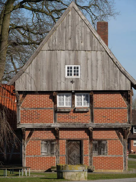 Altes Holzhaus Dorf — Stockfoto