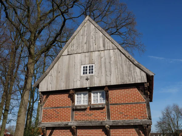 Altes Holzhaus Dorf — Stockfoto