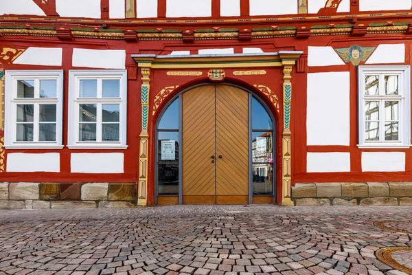 Altes Holzhaus Der Stadt — Stockfoto