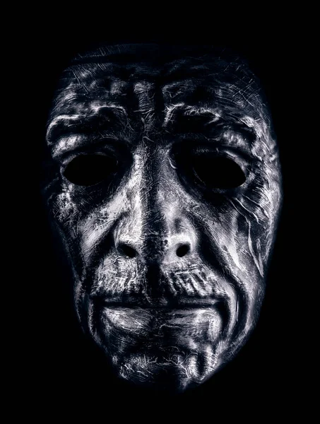 Rostro Hombre Con Una Máscara — Foto de Stock