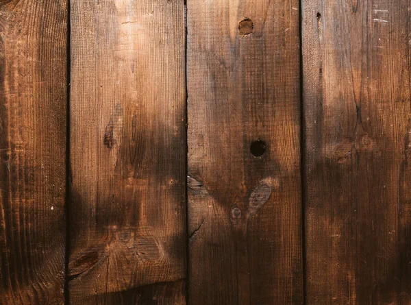 Φόντο Από Καφέ Ξύλινες Σανίδες Ρωγμές Γρατσουνιές Backdrop Για Συνθέσεις — Φωτογραφία Αρχείου