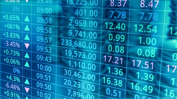 Stock Market Chart Background — Stock Photo, Image