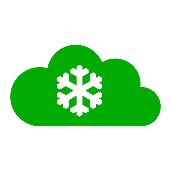 Cloud Computing Icon Flat Illustration Weather Vector Icons Web — Stock Photo, Image