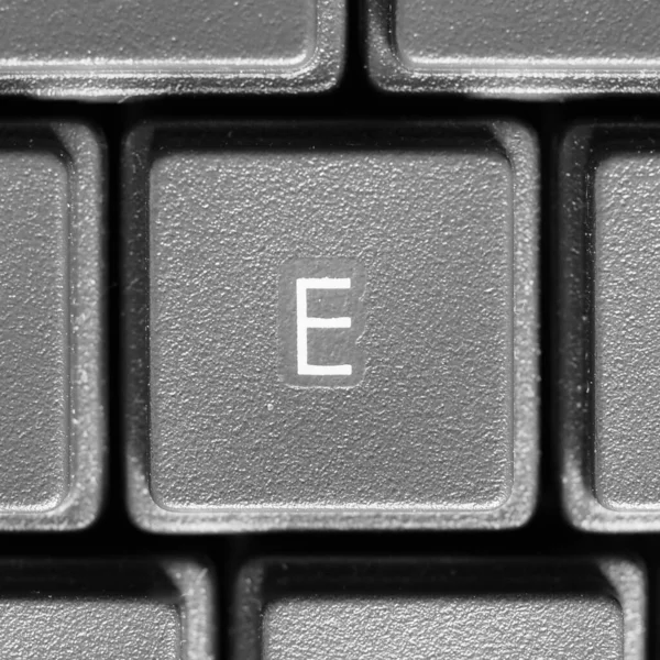 Close Computer Keyboard Key — Stock Photo, Image