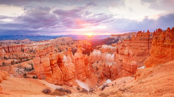 Bryce Canyon Εθνικό Πάρκο Φυσικό Τοπίο Στη Γιούτα Ηπα — Φωτογραφία Αρχείου