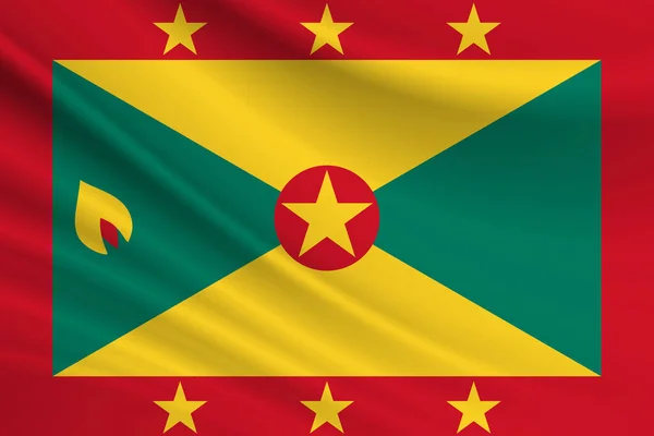 Flaga Kamerunu Flagi Narodowe Konga Ilustracja — Zdjęcie stockowe