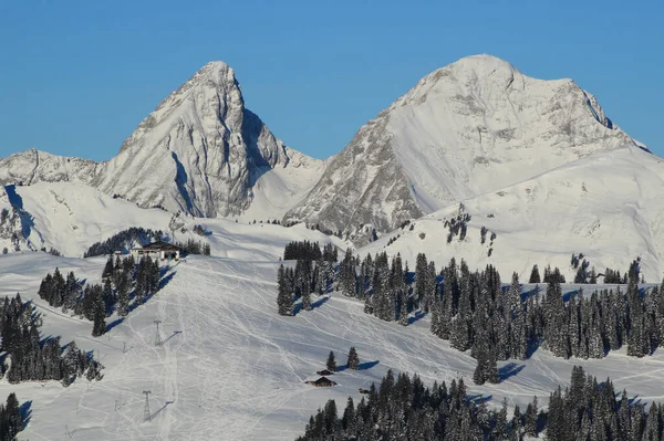 Rochers Des Rayers Rellerli Montagnes Des Alpes Suisses — Photo