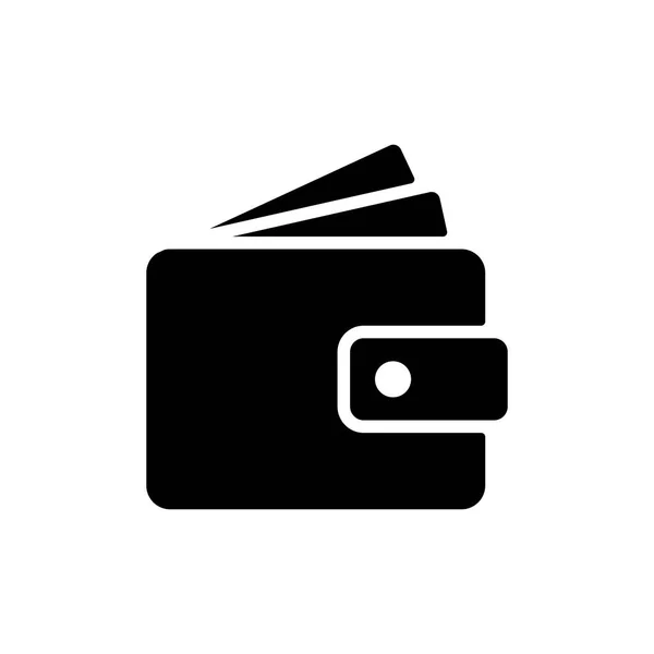 Plånbok Ikon Vektor Illustration — Stockfoto