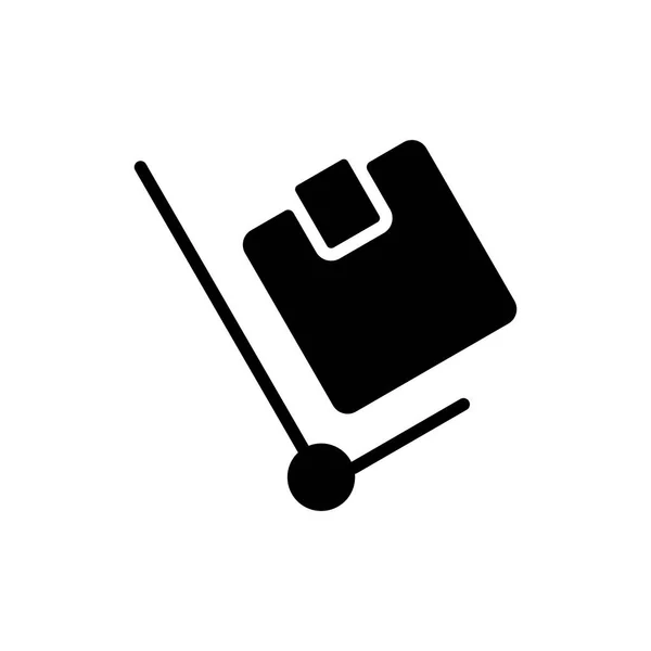 Hand Truck Glyph Icon Commerce Sign Graph Symbol Your Web — Stock Photo, Image