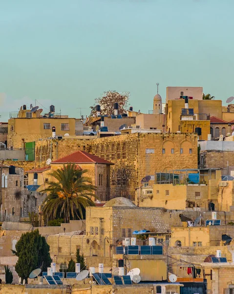 Άποψη Της Πόλης Της Ιερουσαλήμ Ισραήλ — Φωτογραφία Αρχείου