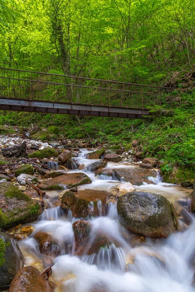 Garganta Rastenbach Lago Caldaro Tirol Del Sur — Foto de Stock