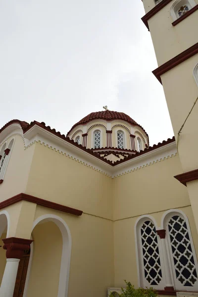 Kostel Georgioupolis Krétě Řecku — Stock fotografie