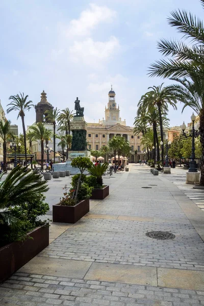 Espanha Cádiz Plaza San Juan Dios — Fotografia de Stock