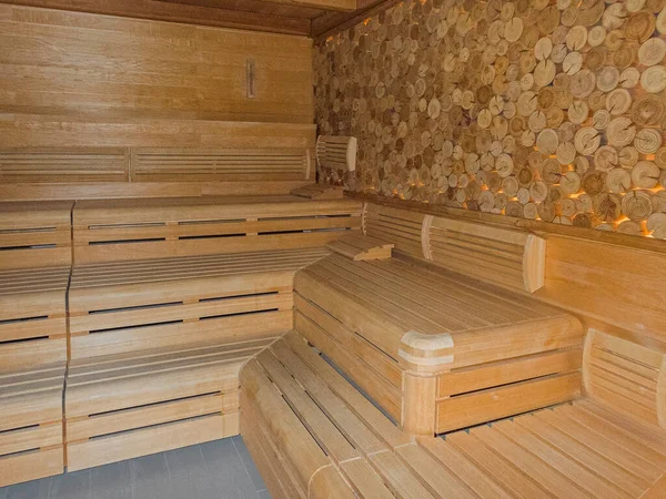 Area Benessere Una Nave Crociera Kelo Sauna — Foto Stock