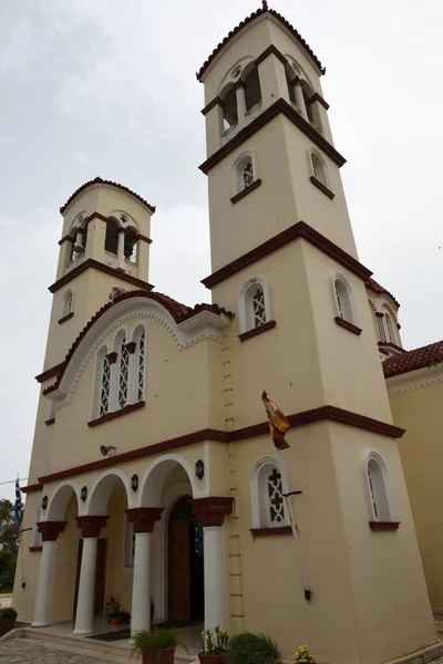 Uma Igreja Georgioupolis Creta Grécia — Fotografia de Stock