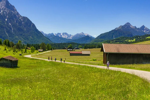 Loisirs Loisirs Dans Les Monts Karwendel — Photo