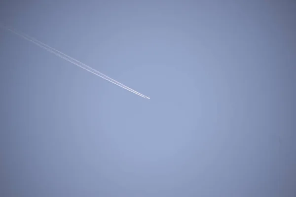Противостояние Самолета Небе Провинции Аликанте Коста Бланка Испания — стоковое фото