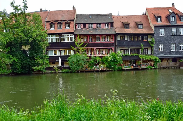 Klein Venedig Der Regnitz Bamberg — ストック写真