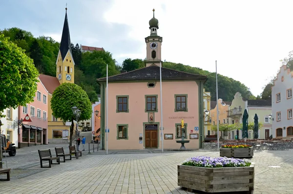 Marktplatz Und Rathaus Riedenburg —  Fotos de Stock