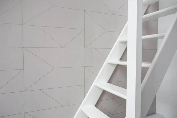 현대식 색실에 백목으로 현대식 벽지가 — 스톡 사진