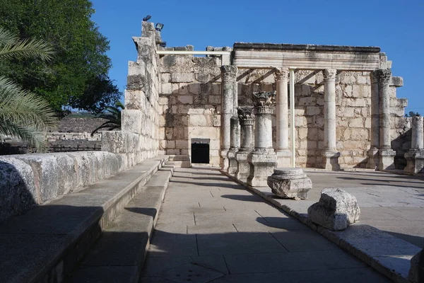 以色列北部的古希腊庙宇的废墟 — 图库照片