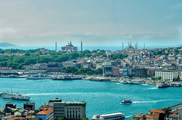 Istanbul Turkey July 2019 Θέα Της Πόλης Του Βούδα Από — Φωτογραφία Αρχείου