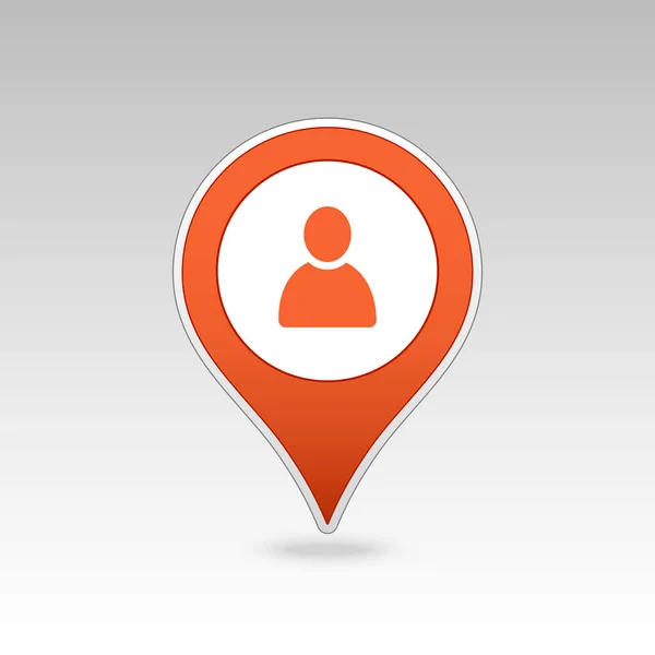 Localización Personas Pin Mapa Icono Puntero Mapa Marcadores Mapa Icono — Foto de Stock