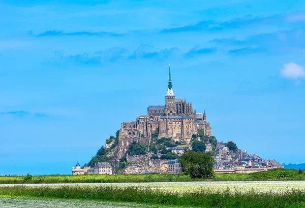 Мон Сен Мішель Нормандія Франція Травня 2019 — стокове фото