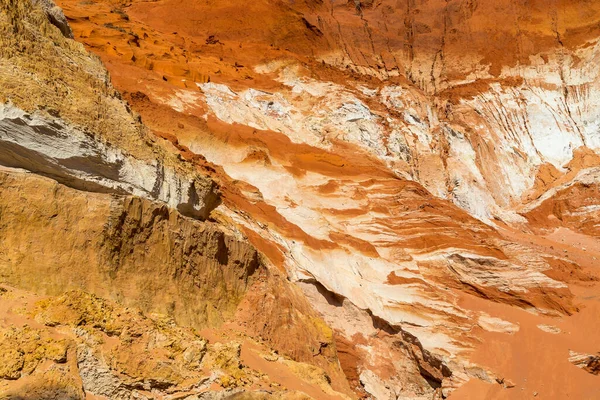 Schöne Rote Sanddüne Und Sandbildung Verschiedenen Farben — Stockfoto
