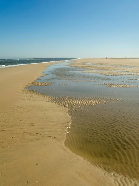 Tyskland Wangerooge Stranden Vadehavet — Stockfoto