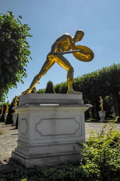 Германия Ганновер Herrenhausen Gardens Herrenhausen Palace — стоковое фото