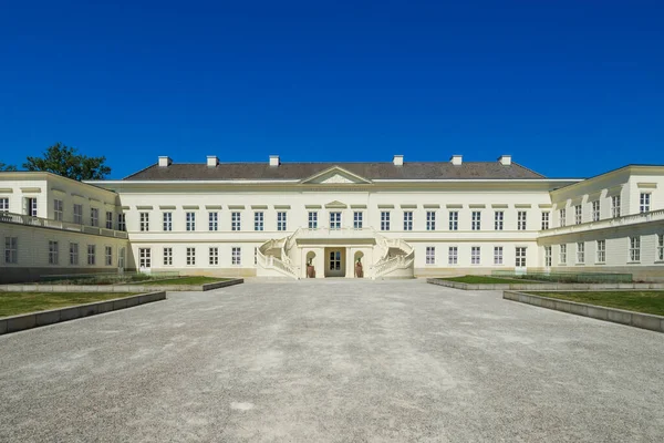 Allemagne Hanovre Jardins Herrenhausen Avec Palais Herrenhausen — Photo
