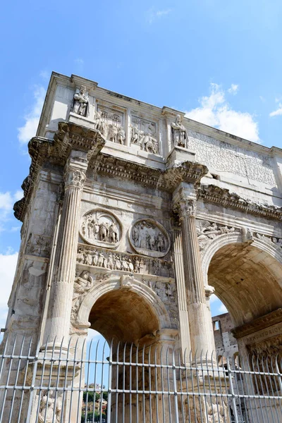 Paris Frankrijk Juli 2017 Gevel Van Kathedraal Van Stad Rome — Stockfoto