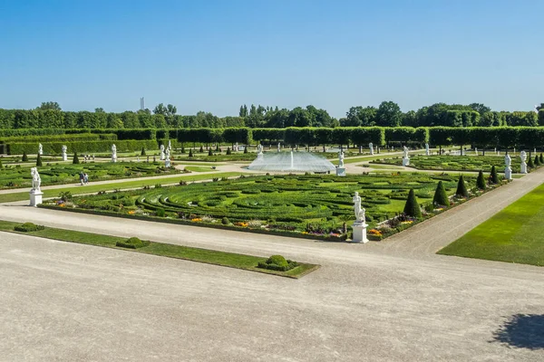 Duitsland Hannover Herrenhausen Tuinen Met Paleis Herrenhausen — Stockfoto