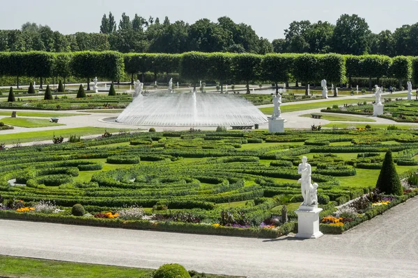 Niemcy Hanower Fontanna Bella Parku Herrenhausen — Zdjęcie stockowe