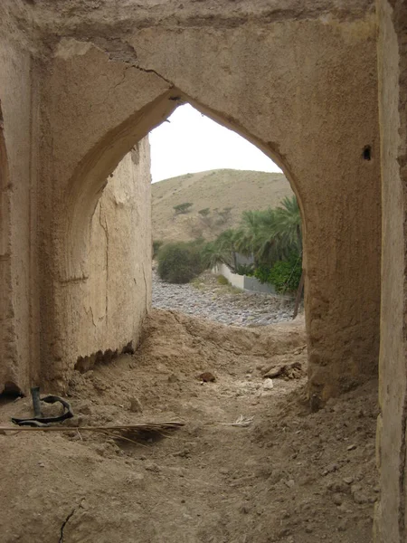 Medio Oriente Africa Antico Castello Pitoresco Dell Oman Rovina — Foto Stock