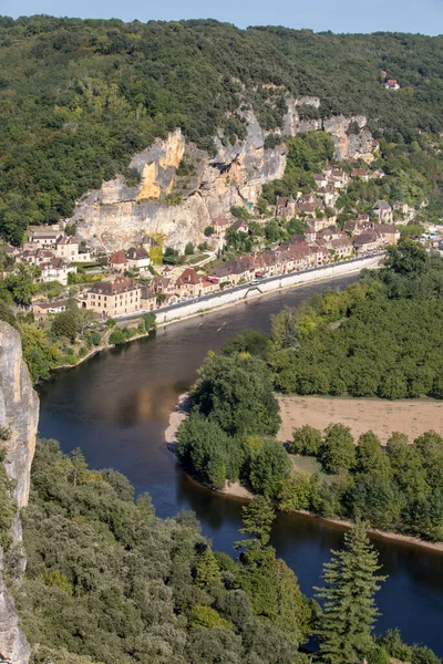 Roque Gageac Festői Falu Dordogne Folyón Franciaország — Stock Fotó