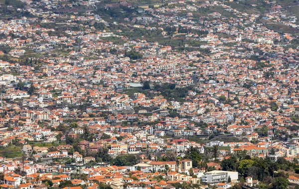 Panoramautsikt Över Funchal Madeira Portugal — Stockfoto