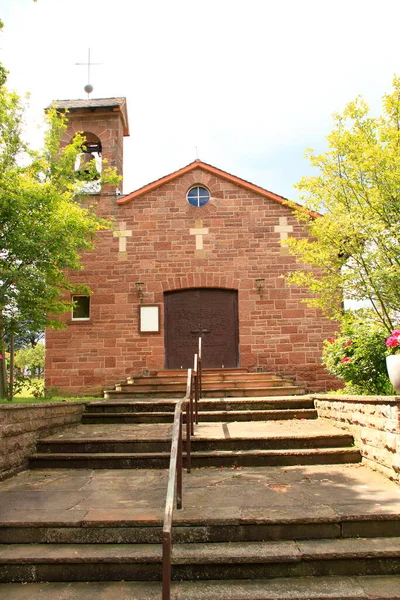 Iglesia Jesucristo Hohenwart Pforzheim Norte Selva Negra — Foto de Stock