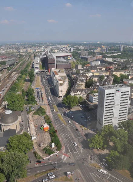 Antenn Utsikt Över Staden Barcelona Spanien — Stockfoto