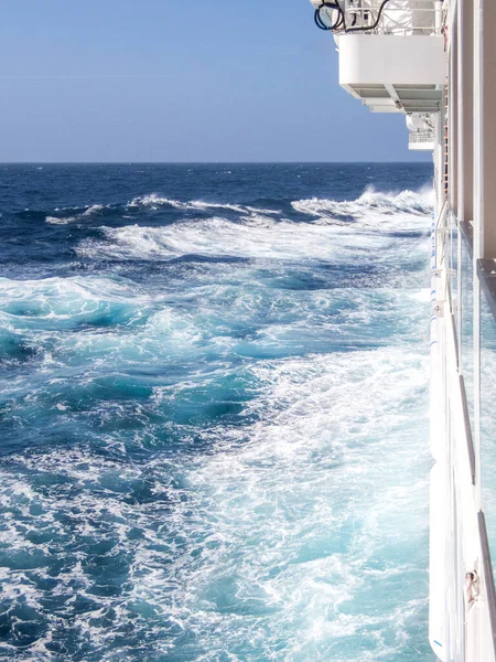 Španělsko Bouřlivé Vlny Středozemním Moři — Stock fotografie