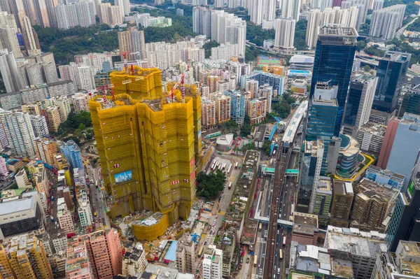 Kwun Tong Hong Kong Červen 2019 Pohled Shora Centrum Hongkongu — Stock fotografie