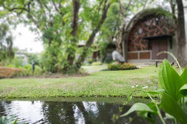 リゾート内の小さな小屋 ストック写真 — ストック写真