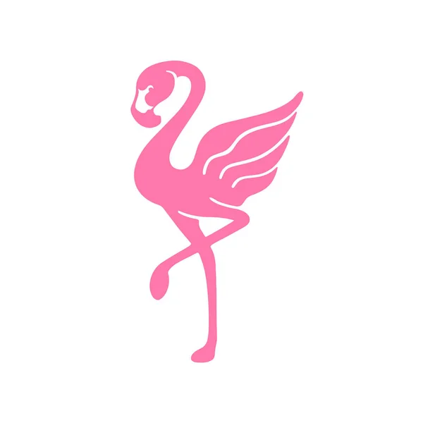 Exotischer Vogel Flamingo Rosa Tier Illustration Wildes Tropisches Bein — Stockfoto
