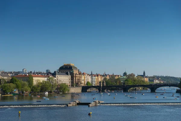 View Vltava River Prague Czech Republic — Stock Photo, Image