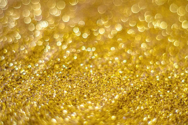 Glitter Licht Abstracte Gouden Bokeh Kerst Licht Wazig Achtergrond — Stockfoto