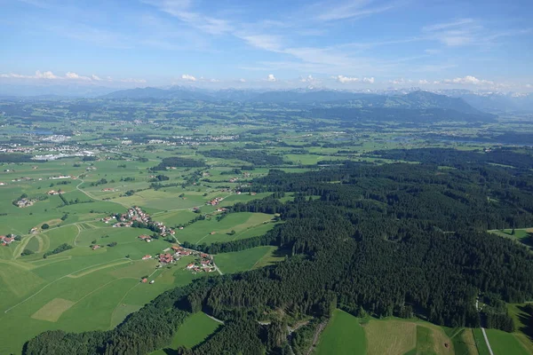 Vista Aérea Cidade Vale Estado Paisagem Mais Bonita — Fotografia de Stock