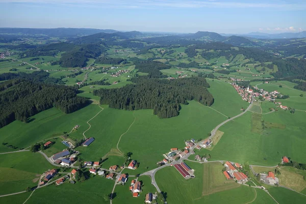 Luftaufnahme Des Dorfes Der Stadt Der Deutschen — Stockfoto