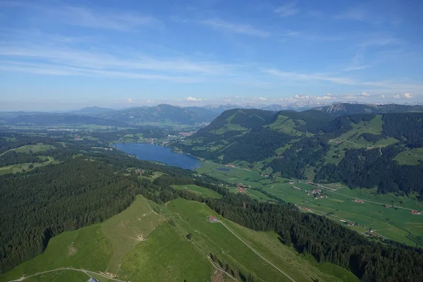 Blick Auf Die Berge Sommer — Stockfoto