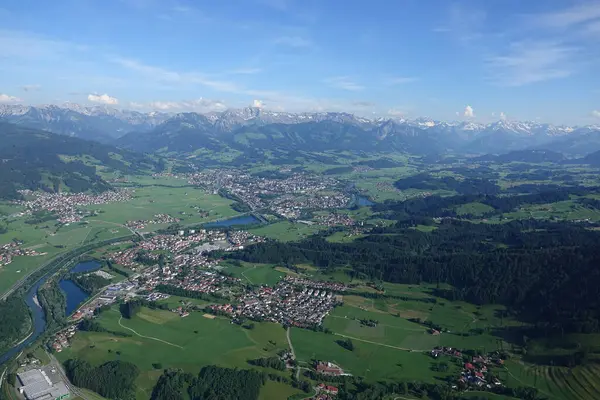 Uitzicht Bergen Zwitserse Alpen — Stockfoto